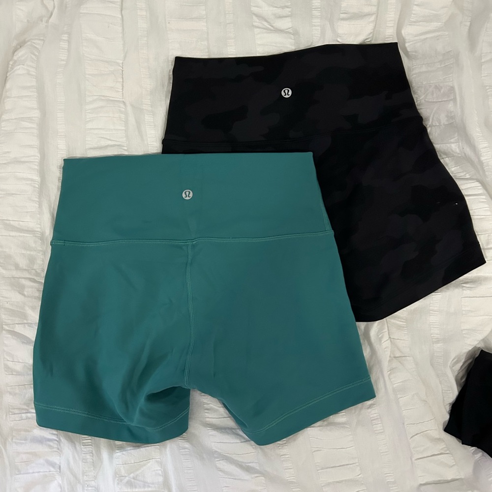 Lululemon Wunder Under Biker Shorts Bundle